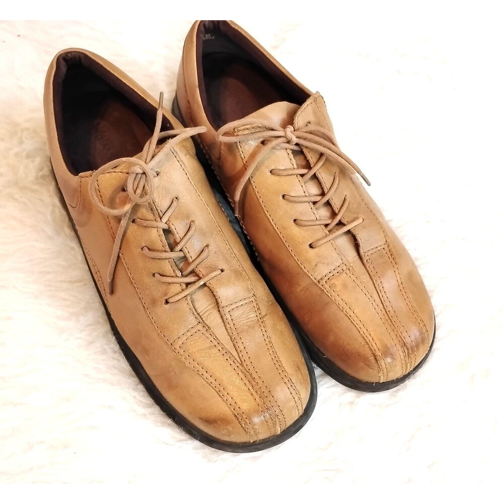Walking Cradles Mens Size 10 Shoes Comfort Walking Lace Up Leather